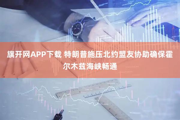 旗开网APP下载 特朗普施压北约盟友协助确保霍尔木兹海峡畅通