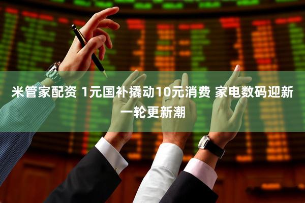 米管家配资 1元国补撬动10元消费 家电数码迎新一轮更新潮